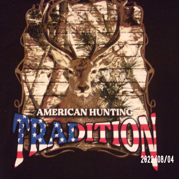 AMERICAN HUNTING TRADITION T-SHIRT, NEW - Picture 2 of 3
